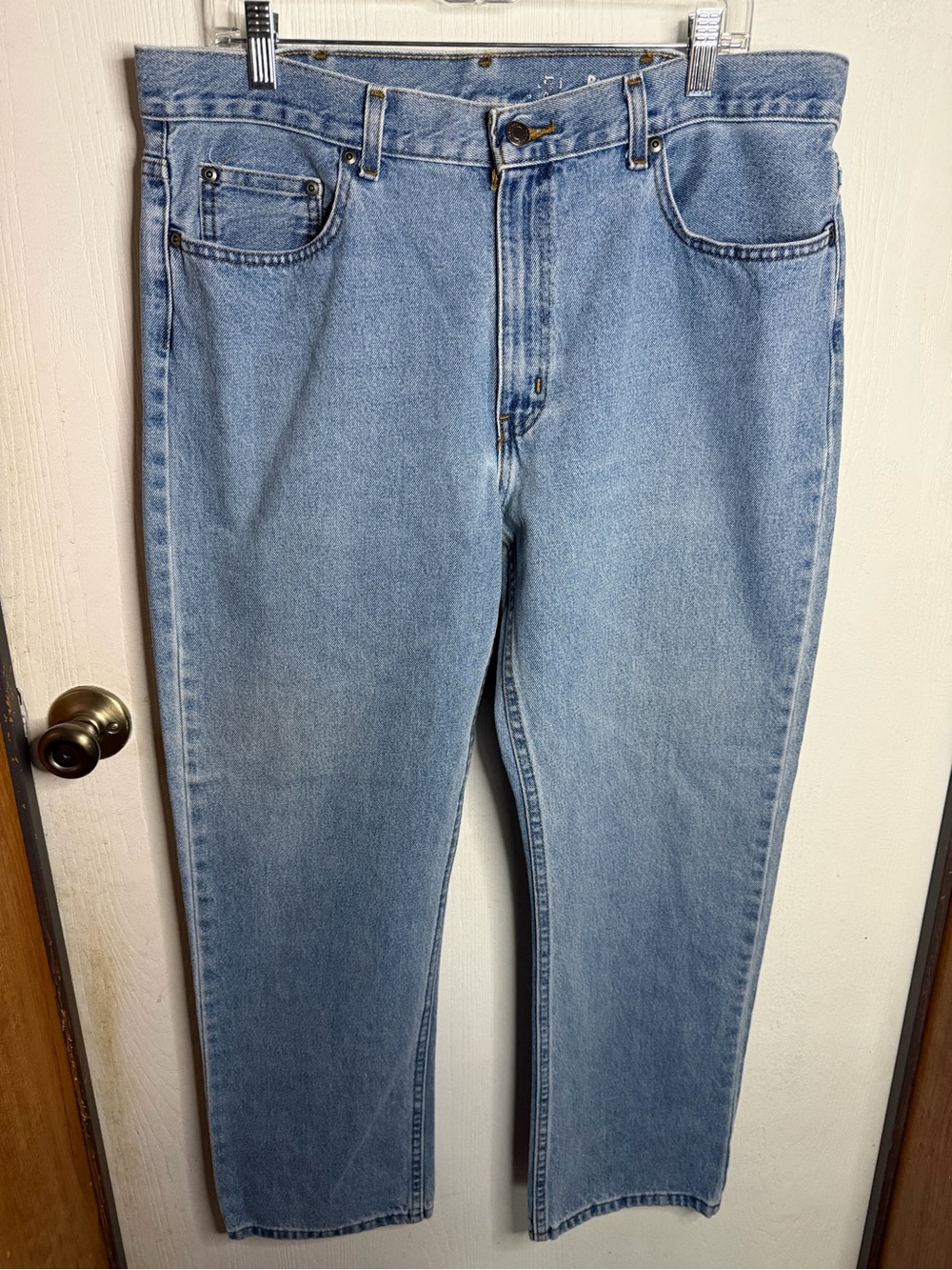George Light Blue Men’s Classic Straight Jeans